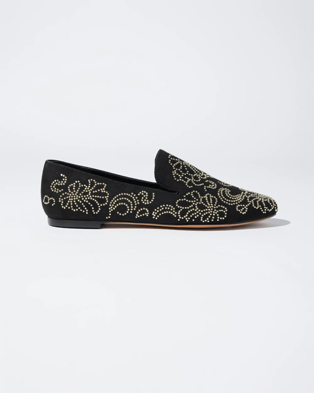 Studded Leather Loafers