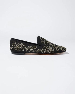 Studded Leather Loafers