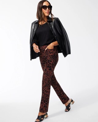 Brigitte Scroll Print Pants