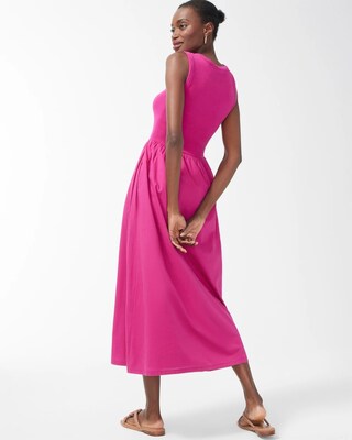 Fit & Flare Tank Maxi Dress