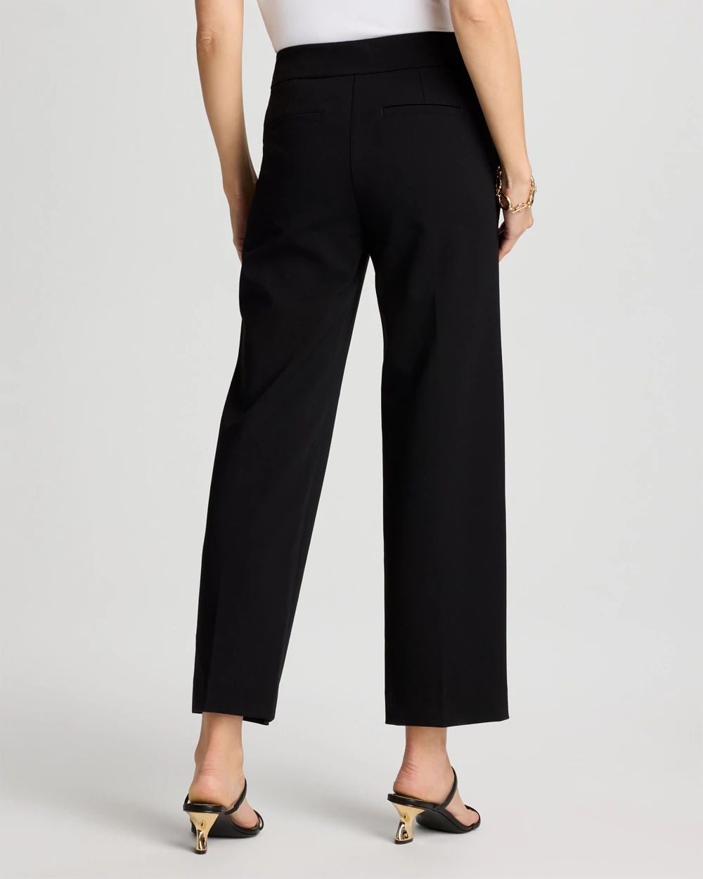 Juliet Lightweight Straight Crop Pants click to view larger image.