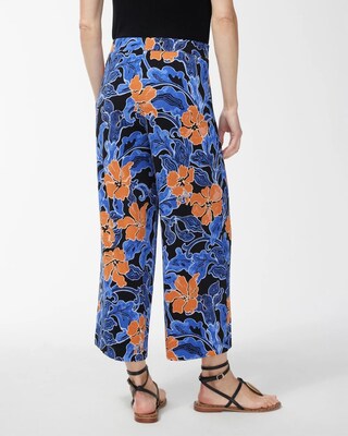 Travelers Floral Print Crops
