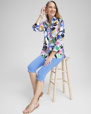 17" Pull-On Capri Jeans
