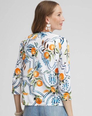Romance Tropical Short Cardigan