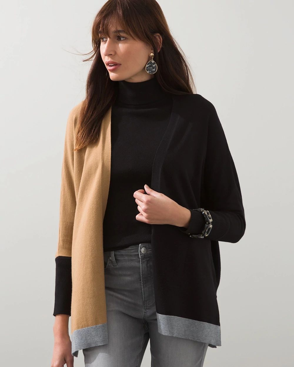 Colorblocked Cardigan
