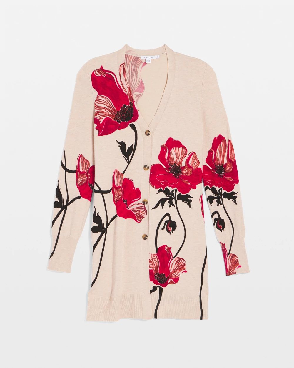 Ella Floral Cardigan Sweater