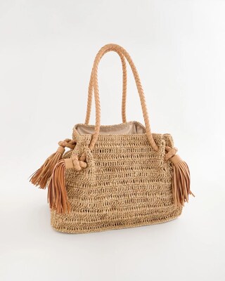 Chico's x Romi Boho 4-Tassel Tote