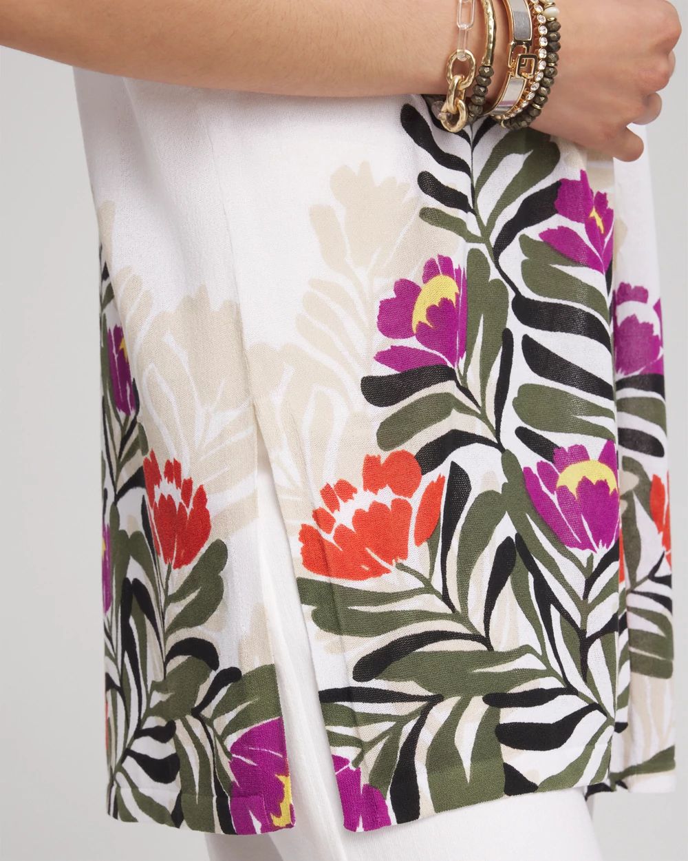 Summer Romance Blooms Midi Cardigan