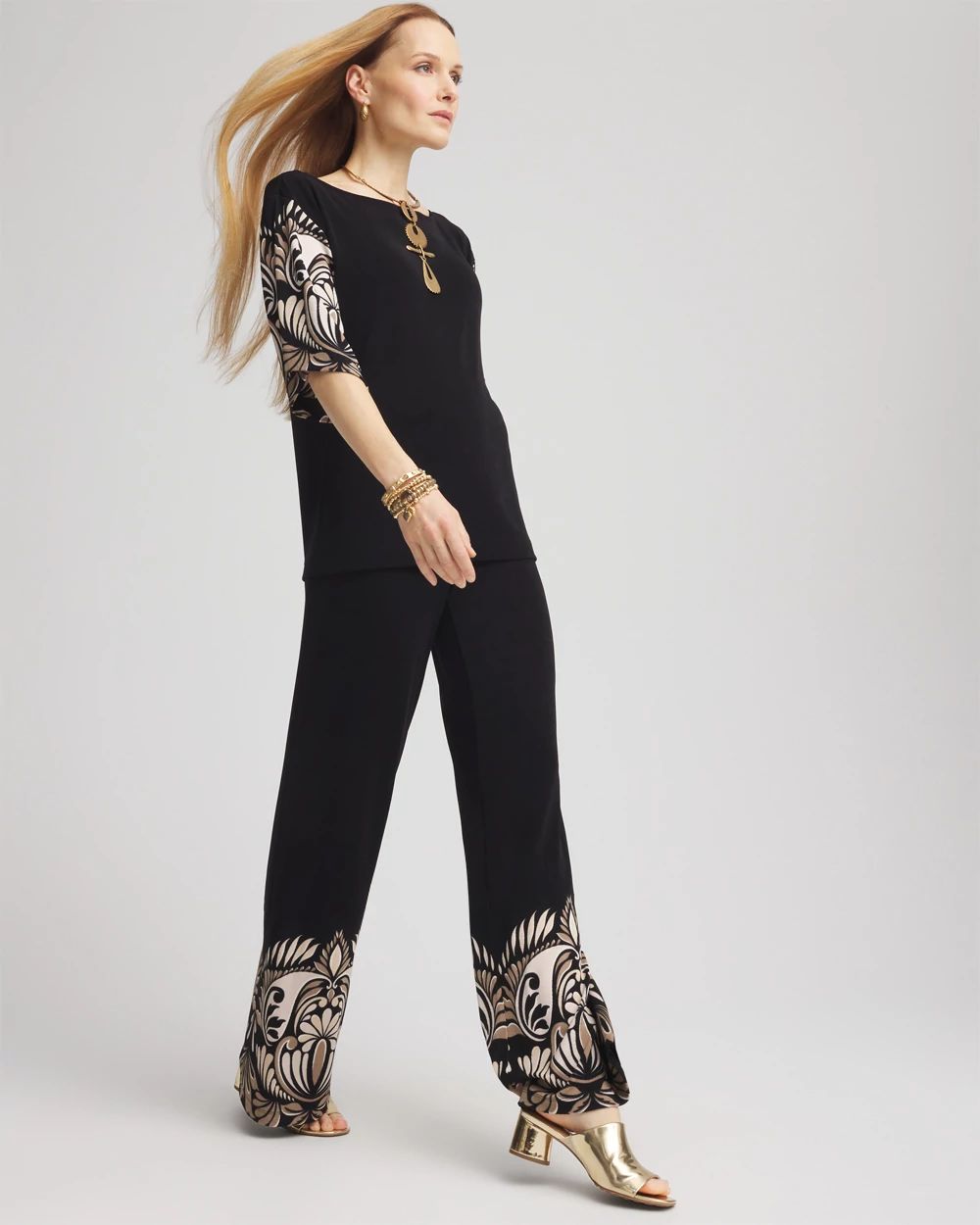 Petite Travelers™ Wide-Leg Pants