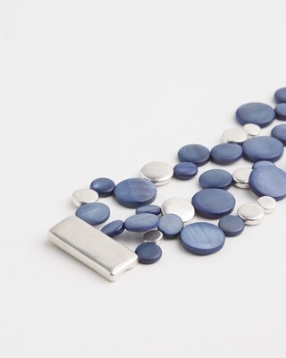 Blue Shell Magnetic Bracelet