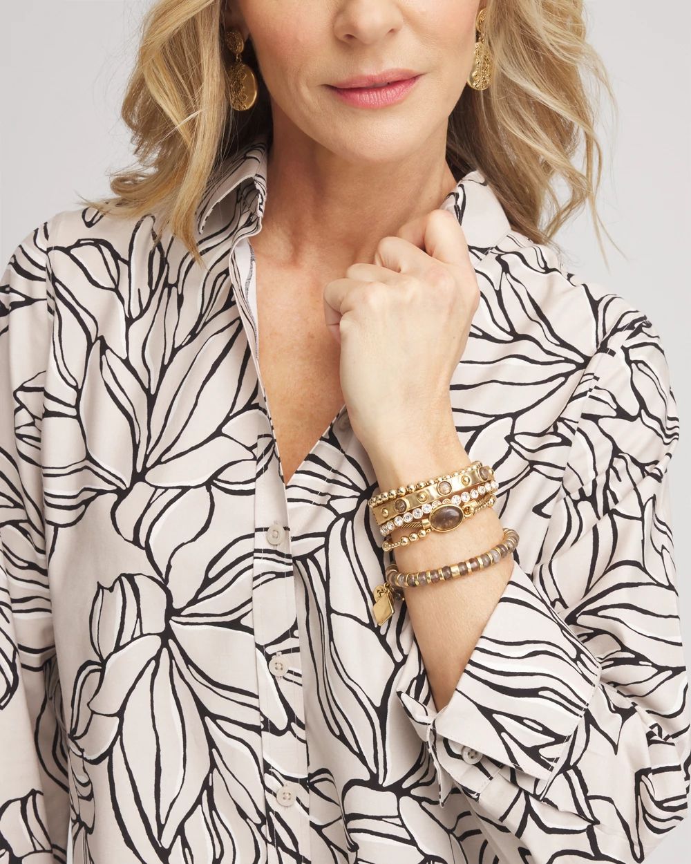 No Iron™ Sateen Oasis Shirt click to view larger image.