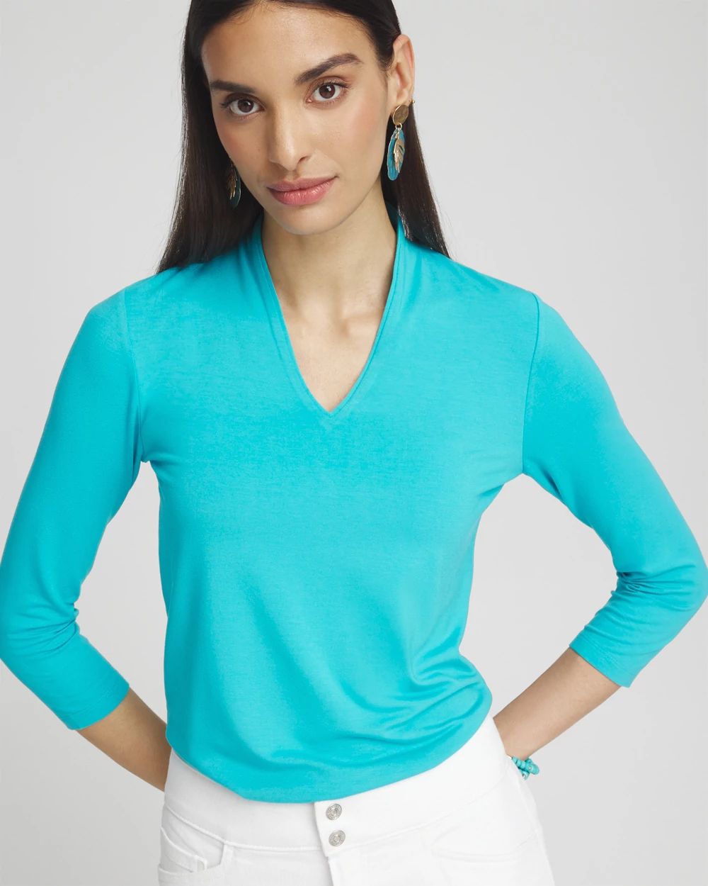 Touch of Cool™ 3/4 Sleeve Tee