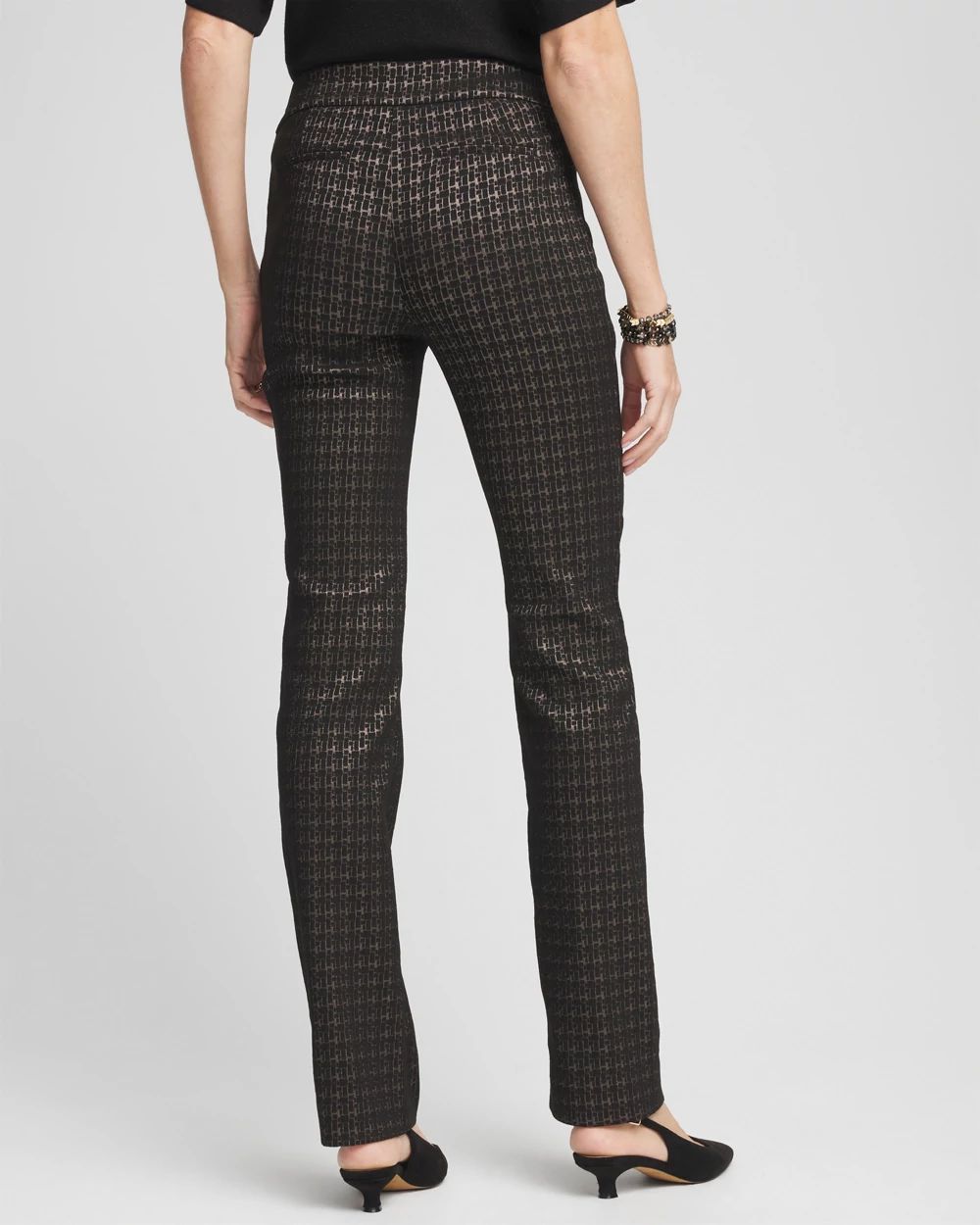 Brigitte Metallic Tiles Pants click to view larger image.
