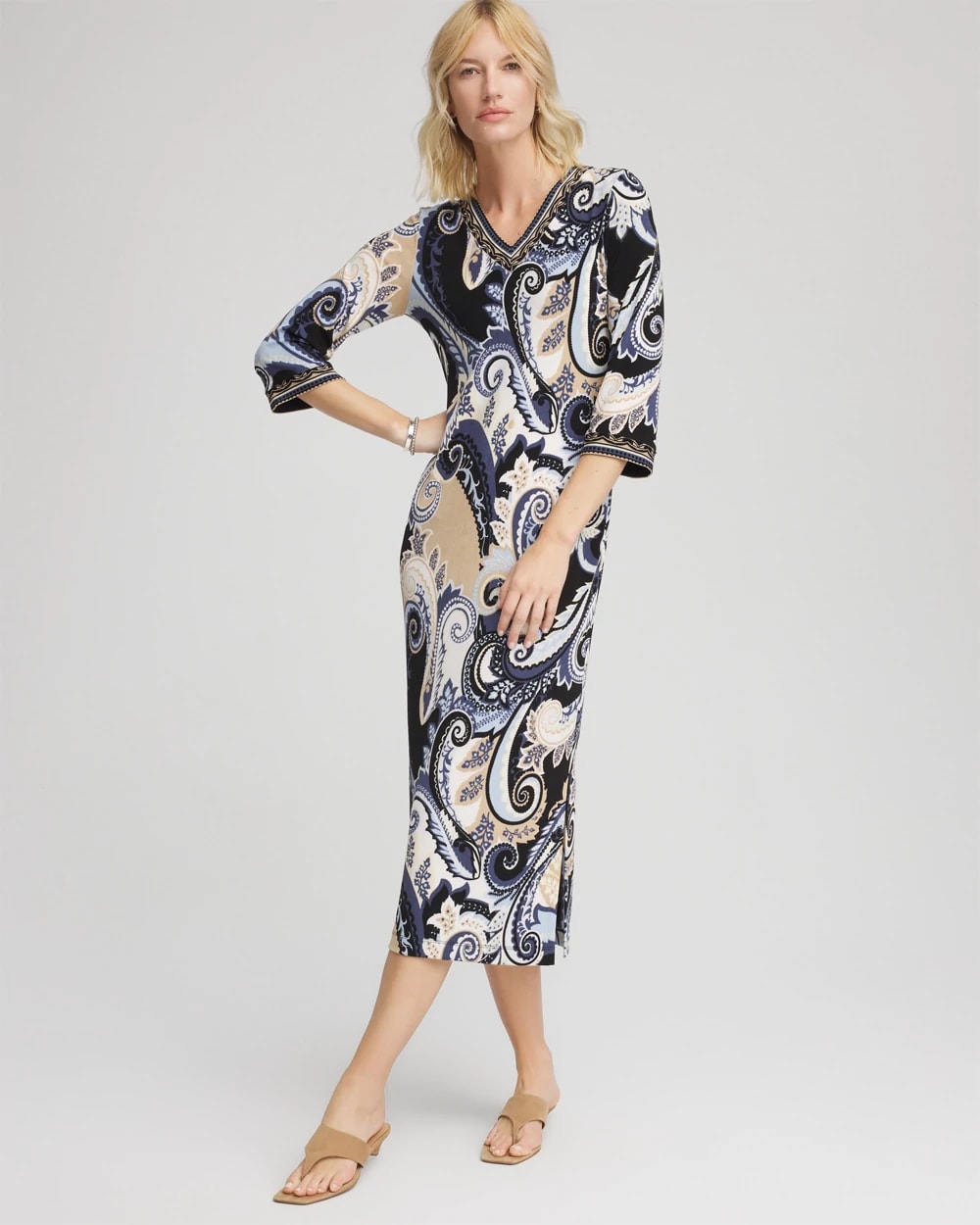 Travelers Paisley Maxi Dress | Chico's Travelers Paisley Maxi Dress | Chico's