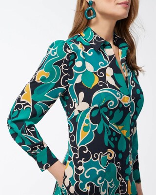 Twill Shirt Dress