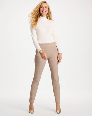 Juliet Slim Textured Jacquard Pants