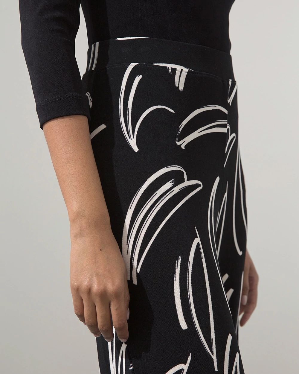 Travelers Brushstroke Print Classic Crops