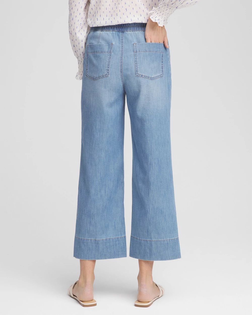 Wide Cropped Summer Jeans