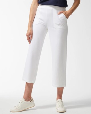 Zenergy UPF Neema White Wide Leg Crops