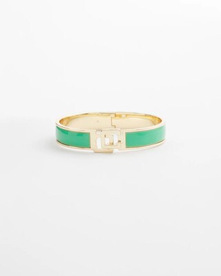 Chico's Click Green Bangle