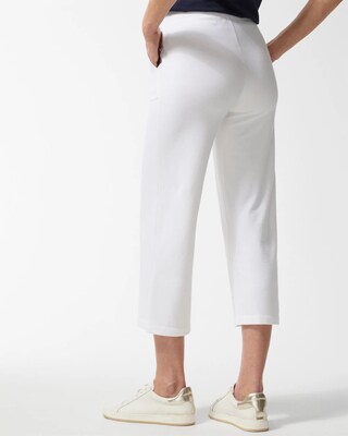 Zenergy UPF Neema White Wide Leg Crops