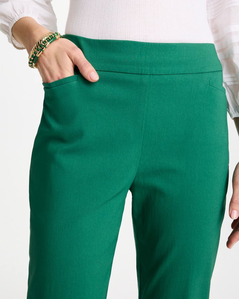 Brigitte™ Slim Pull-On Ankle Pants