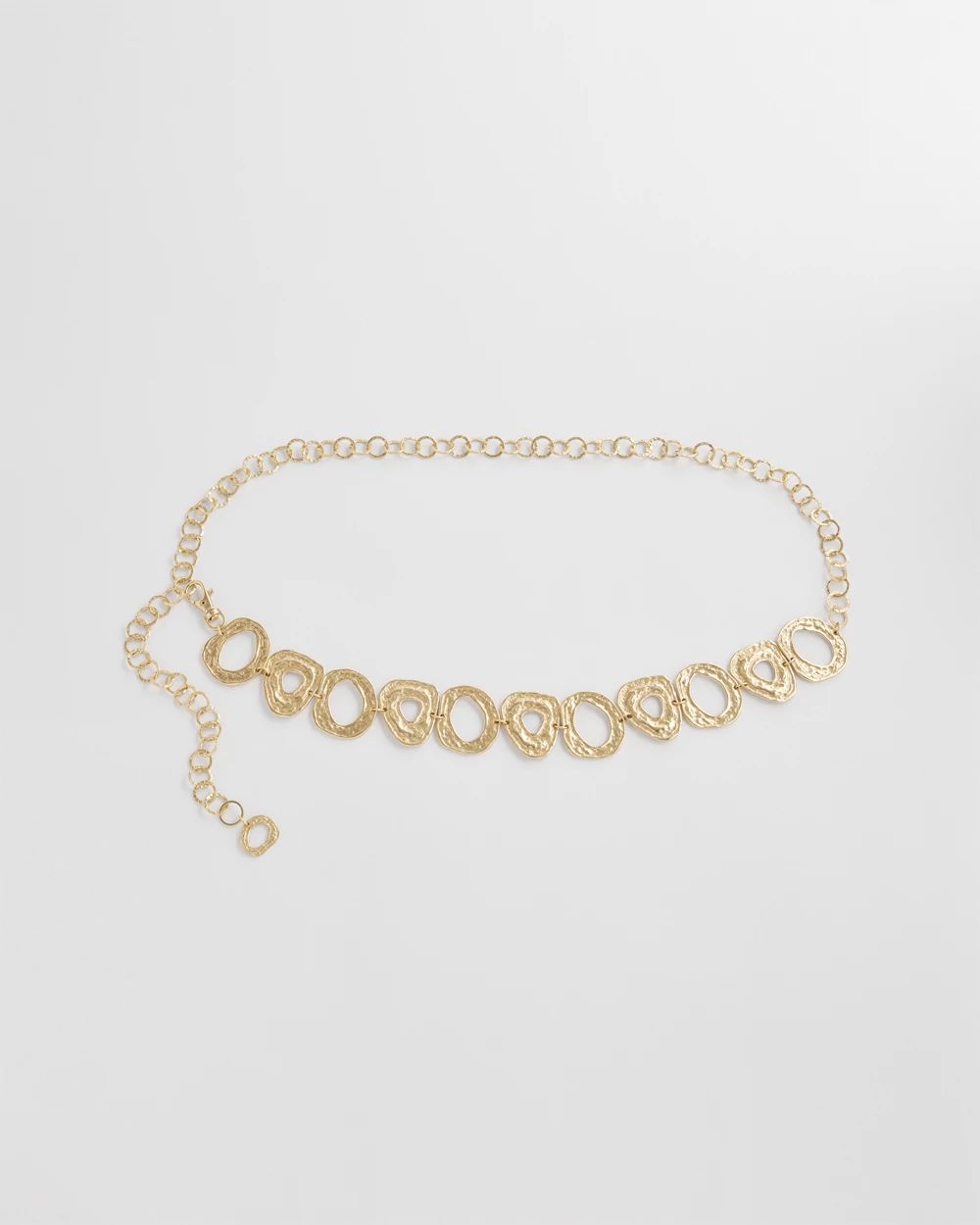 Molten Goldtone Chain Belt