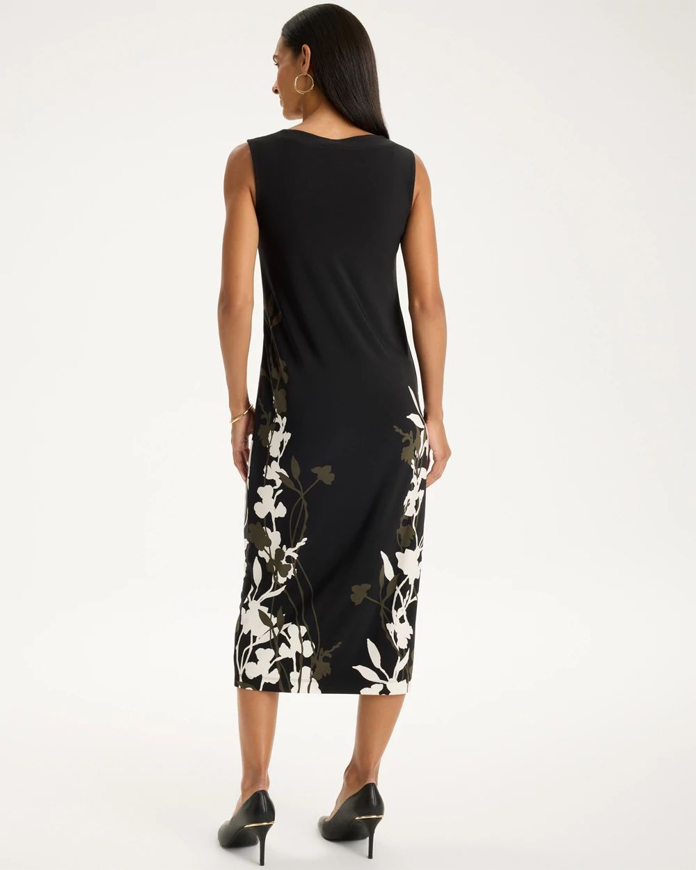 Travelers™ Knit Printed Midi Dress