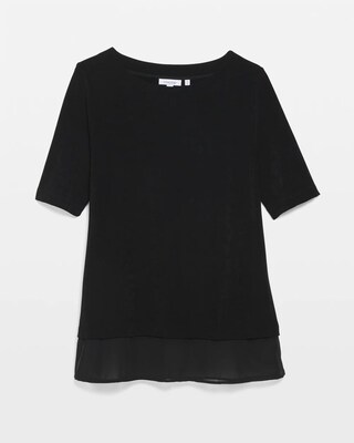 Travelers™ Chiffon Hem Top click to view larger image.