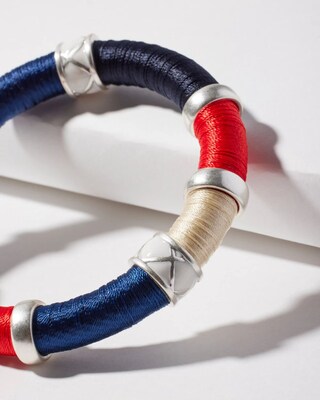 Red White & Blue Magnetic Bracelet