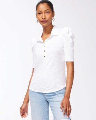 Collared Henley Top