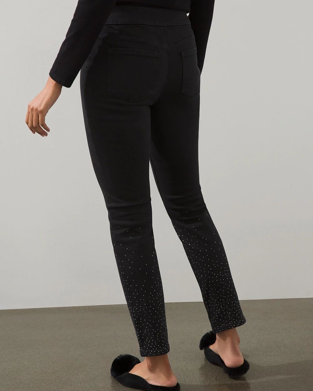 Pull-On Scattered Stones Jeggings