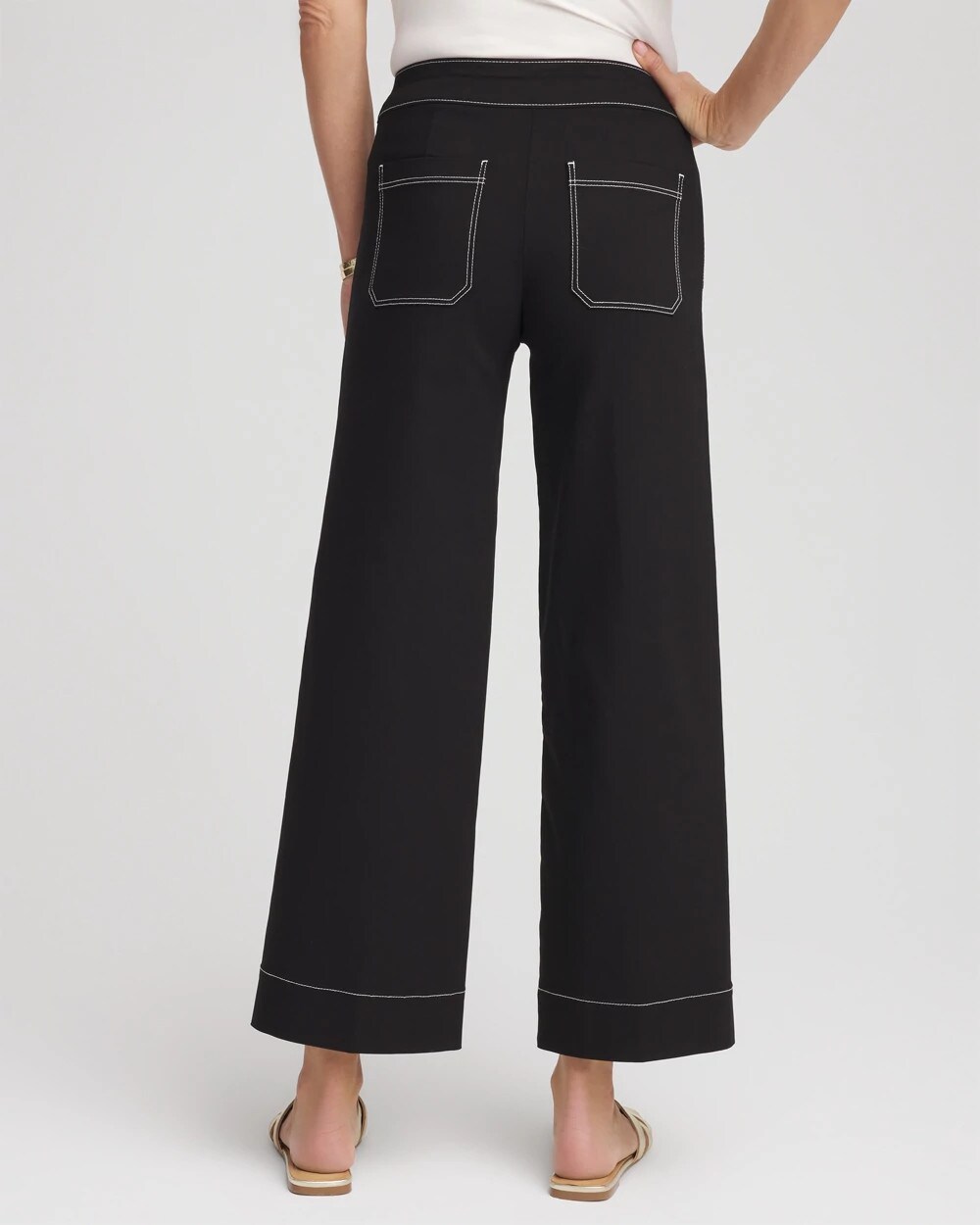 Petite Brigitte™ Utility Wide-Leg Cropped Pants