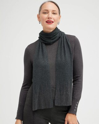 Cashmere Blend Embellished Scarf