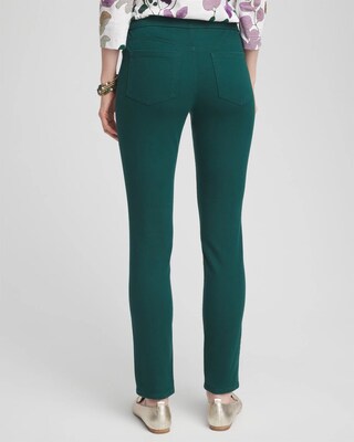 Denim Pull-On Ankle Jeggings click to view larger image.