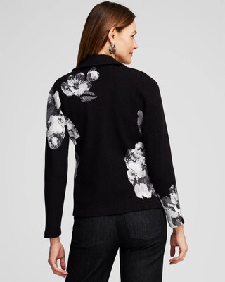 Floral Jacquard Jacket
