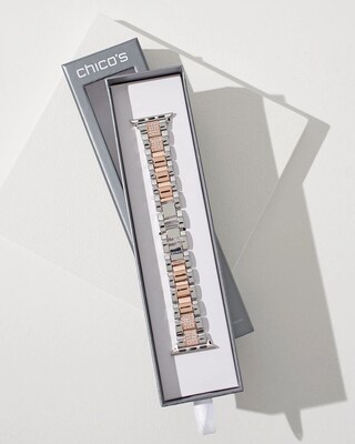 Mixed Metal & Pavé Apple Watch Band