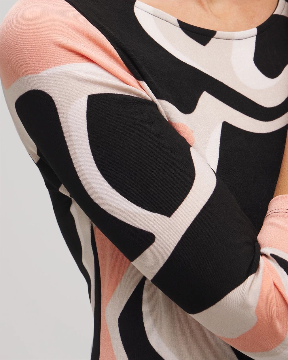 Travelers™ Abstract Print Classic Dress