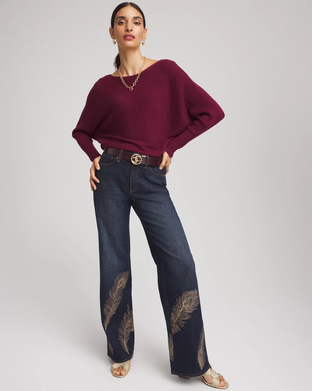 Cashmere-Blend Boatneck Sweater