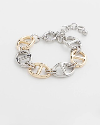 Mixed Metal Links Bracelet