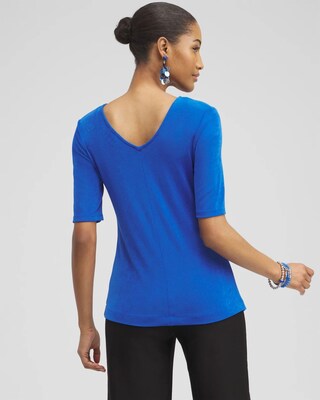 Travelers™ Double V-neck Top