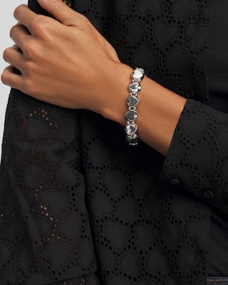 Reversible Round Stretch Bracelet click to view larger image.