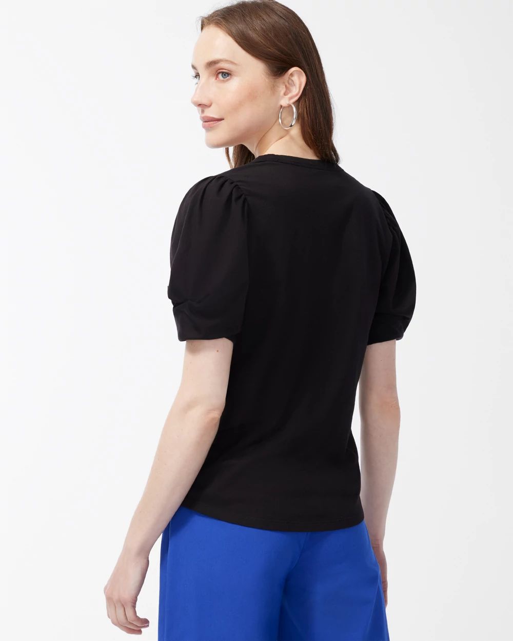 Draped Sleeve Tee
