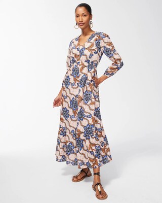 Floral Tiered Maxi Dress