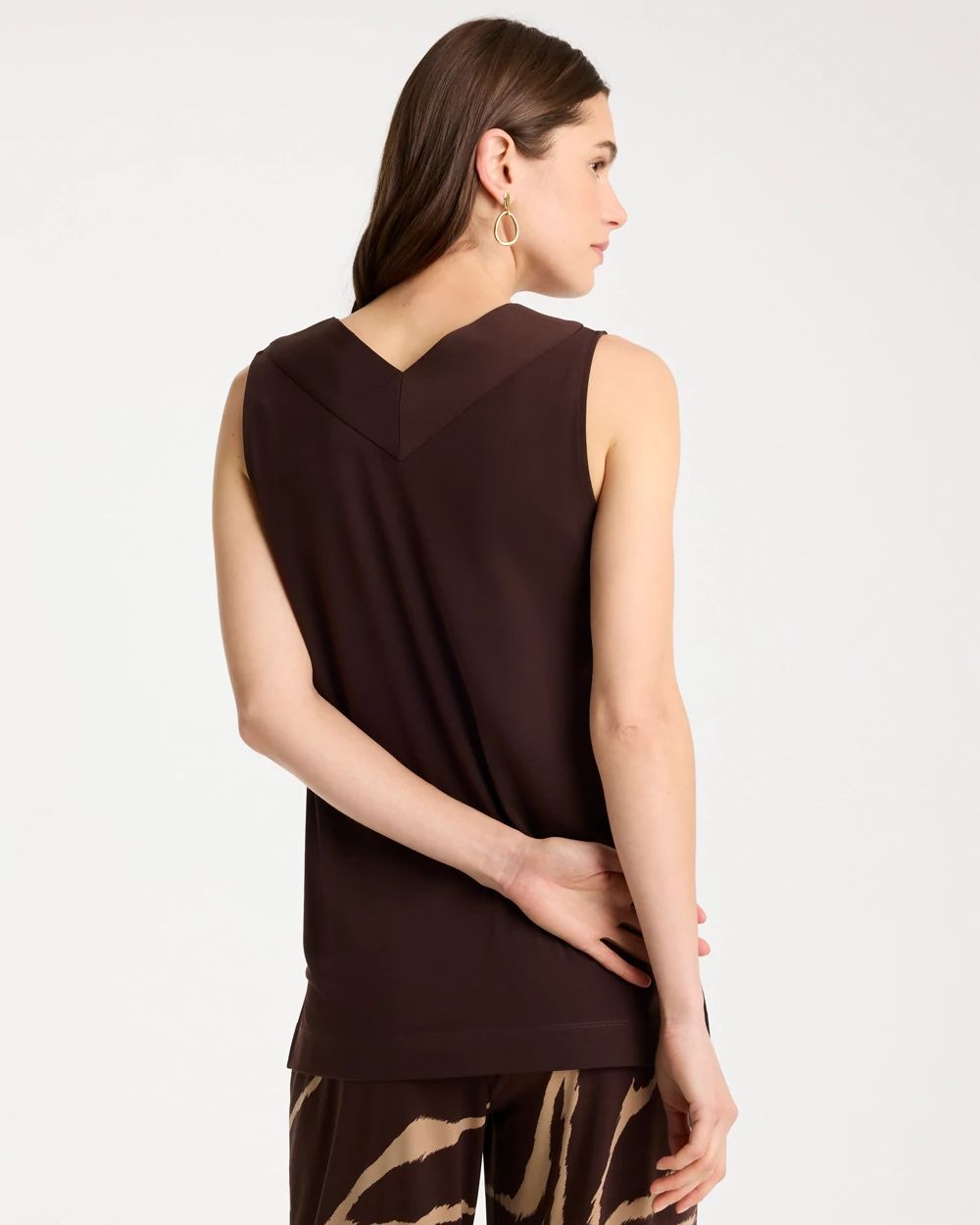 Travelers™ Knit V-Neck Tank click to view larger image.