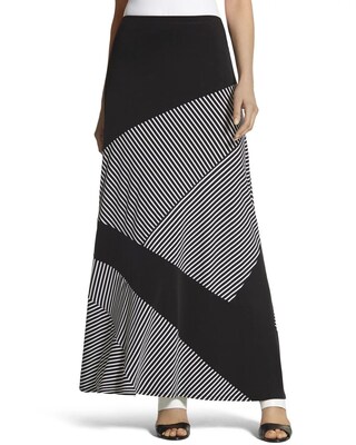 Striped Maxi Skirt
