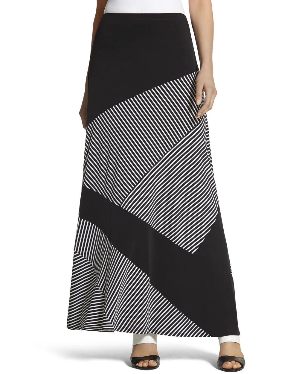 Striped Maxi Skirt