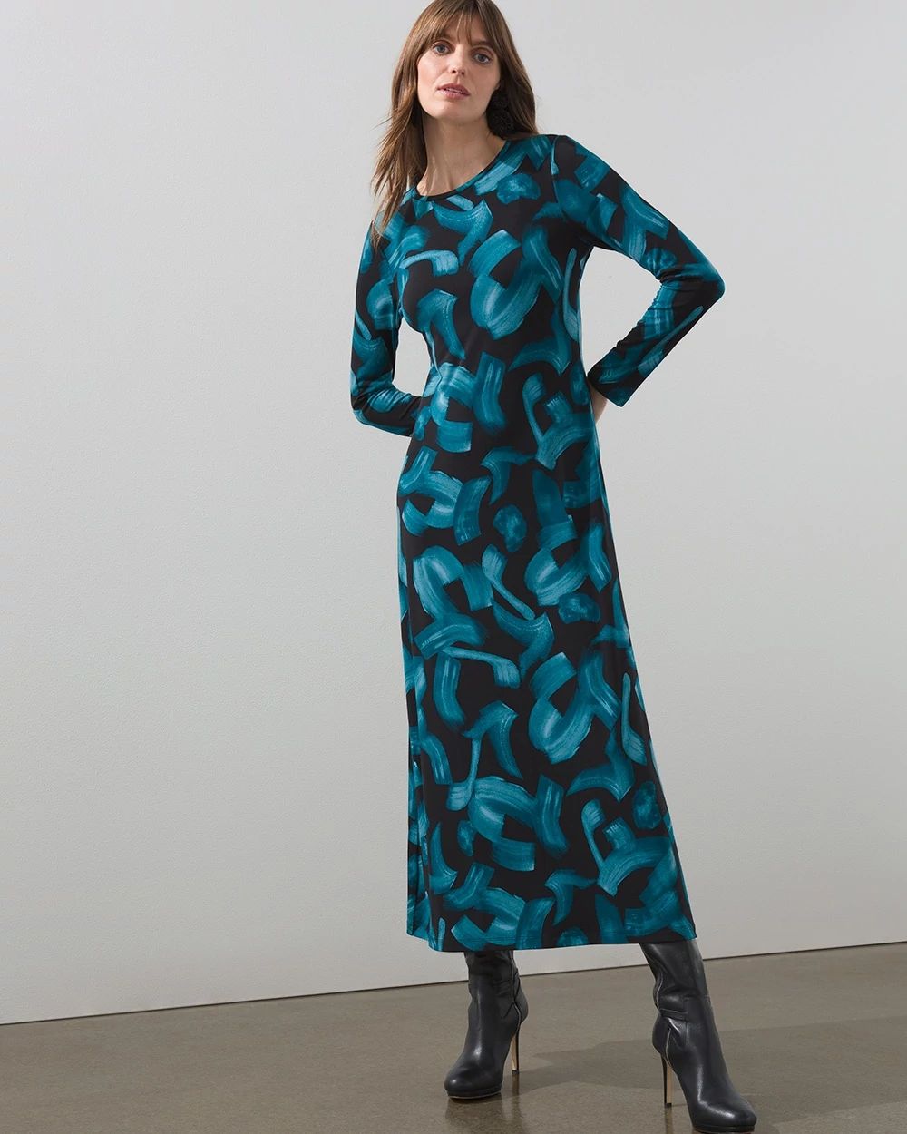 Knit Column Maxi Dress