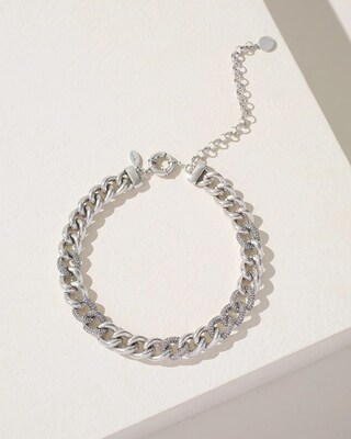Silvertone Chain Necklace