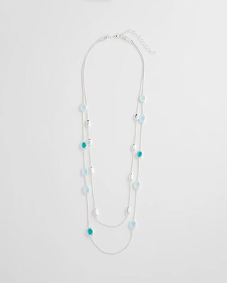 Sea Glass Effect Convertible Necklace